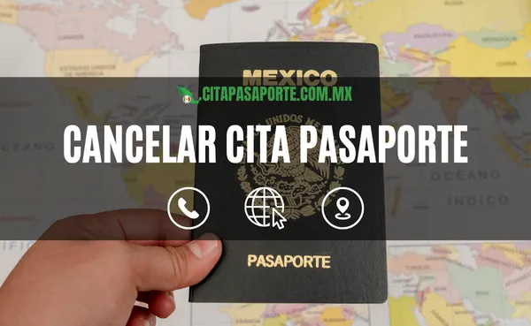 Como cancelar o reprogramar una cita del pasaporte mexicano